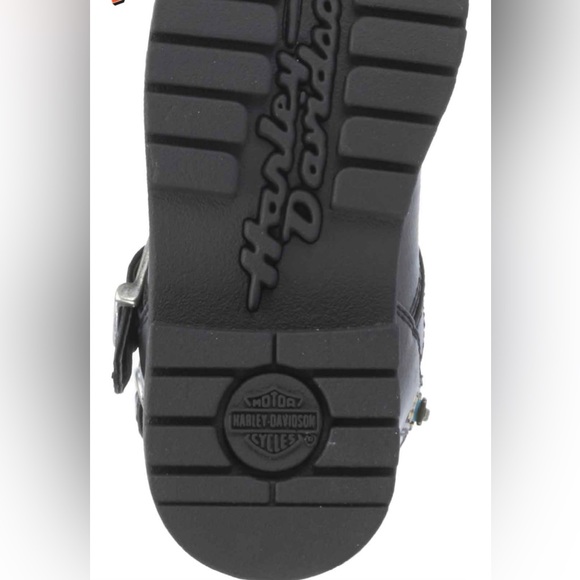 BNIB Kids Harley Davidson Boots Size 3 - Picture 4 of 4